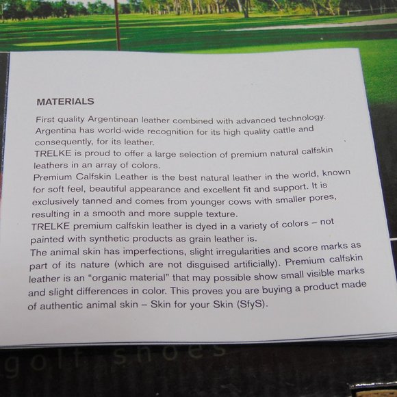 Premium Leather Trelke Waterproof Durable Golf Shoes - Picture 8 of 12